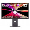 LG UltraGear Evo AI 32GX870B-B 31,5 colio Tandem OLED žaidimų monitorius, 4K 240Hz / FHD 480Hz, HDR500, USB-C 90W