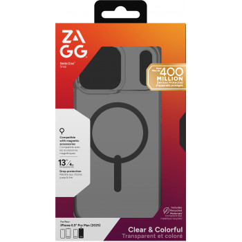 ZAGG Santa Cruz Snap dėklas, skirtas iPhone 17 Pro Max - vidurnakčio juoda