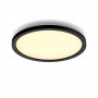 Philips Hue Aurelle apvalus LED skydinis šviestuvas juodas - išmanus lubinis LED šviestuvas, White Ambiance, 2200 lm, Bluetooth ir Zigbee