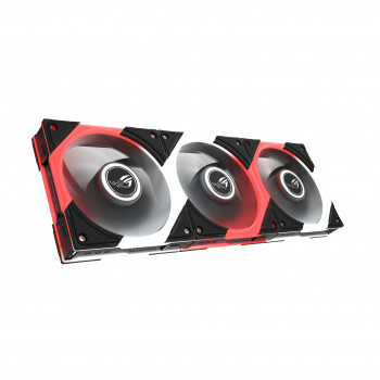 ASUS ROG Eurux GR120 ARGB 120 mm korpuso ventiliatorius 3 vnt. komplektas, juodas
