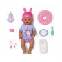 ZAPF CREATION BABY born Eva Click & Play 43cm lėlė su šviesiais plaukais ir mėlynomis akimis