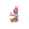 ZAPF CREATION BABY born Eva Click & Play 43cm lėlė su šviesiais plaukais ir mėlynomis akimis