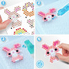 EPOCH Aquabeads Craft Studio pradinis rinkinys – daugiau nei 800 vandens aktyvuojamų karoliukų 12 spalvų, daugkartinio naudojimo dėliojimo padėklas, karoliukų rašiklis ir purkštuvas, be šilumos ar klijų, kūrybinis karoliukų meno rinkinys vaikams nuo 4 met