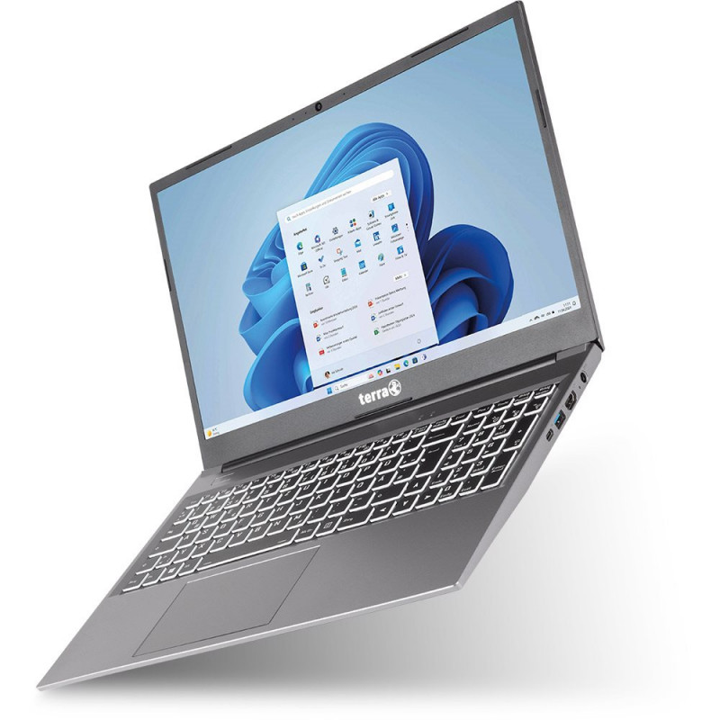 WORTMANN AG TERRA MOBILE 1517R US - 15,6 inch Full HD IPS nešiojamasis kompiuteris, Intel Core i5-1135G7, 8GB RAM, 250GB SSD, Windows 10 Pro, Wi-Fi 6, juodas