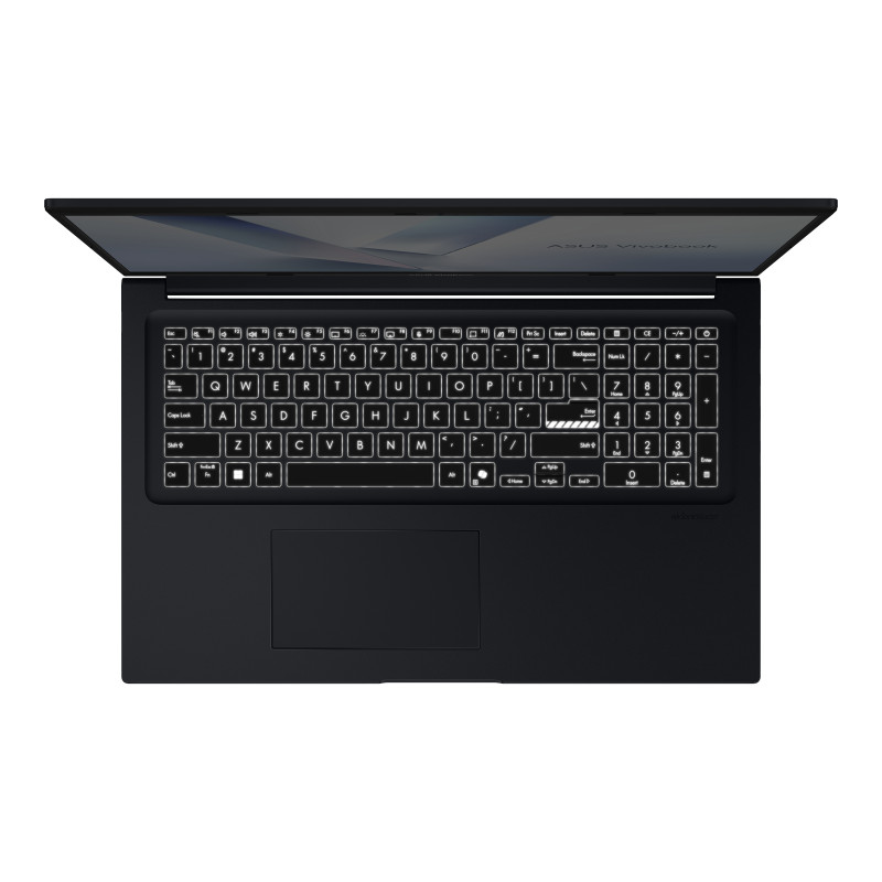 ASUS Vivobook 17 X1704MA-PRO-ISSAU217X nešiojamas kompiuteris, 17.3 colių Full HD IPS, Intel Core 7 350, 16GB DDR5, 512GB SSD, Windows 11 Pro, prancūziška AZERTY klaviatūra