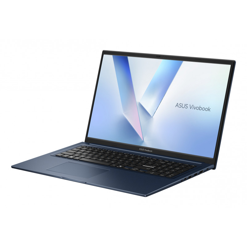 ASUS Vivobook 17 X1704MA-PRO-ISSAU217X nešiojamas kompiuteris, 17.3 colių Full HD IPS, Intel Core 7 350, 16GB DDR5, 512GB SSD, Windows 11 Pro, prancūziška AZERTY klaviatūra