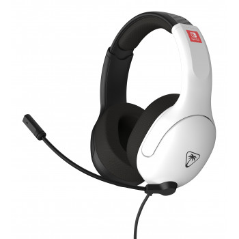 Turtle Beach Airlite Fit Headset NS juodas ir baltas - laidinis ausines dengiančios ausis žaidimų headsetas su flip-to-mute mikrofonu
