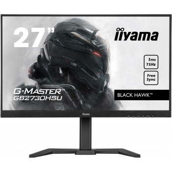 Iiyama G-MASTER Black Hawk GB2730HSU-B5 27 colių Full HD TN žaidimų monitorius su 75Hz, 1ms, FreeSync, reguliuojamu aukščiu