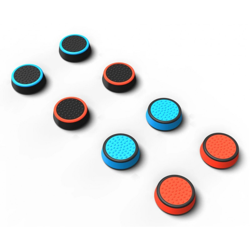 uRage valdymo svirties dangtelių rinkinys Colors 8in1, skirta Nintendo Switch 2, įvairiaspalvis (00115537)
