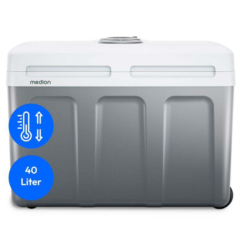 MEDION MD13102 TC45 termoelektrinė aušinimo dėžė 40L pilka - aušina ir šildo, 12V/220-240V/5V USB 50078386