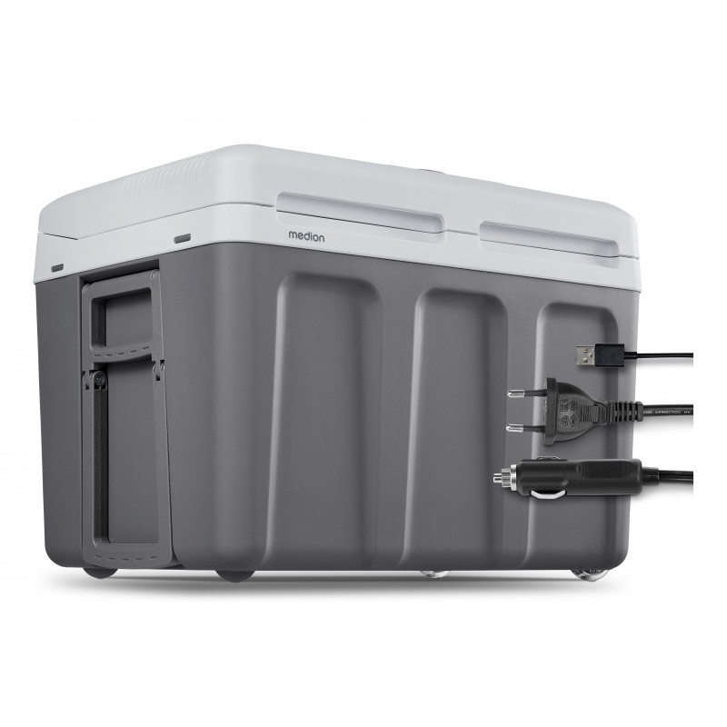 MEDION MD13102 TC45 termoelektrinė aušinimo dėžė 40L pilka - aušina ir šildo, 12V/220-240V/5V USB 50078386