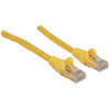 Intellinet Cat6 UTP tinklo kabelis, 2 x RJ45, lietas spaustukas, 15,0 m, geltonas (342407)