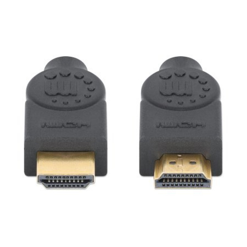 MANHATTAN CL3 4K@60Hz didelės spartos HDMI kabelis su eternetu, skirtas montuoti sienoje, 5 m, juodas (356978)