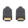 MANHATTAN CL3 4K@60Hz didelės spartos HDMI kabelis su eternetu, skirtas montuoti sienoje, 10 m, juodas 356992