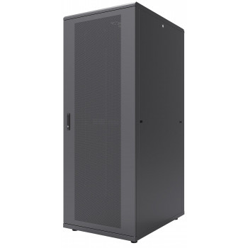 Intellinet 42U 19 inch Tinklo spintelė, juoda RAL 9005, 600x1000mm, užrakinamos stiklinės priekinės durelės 713733