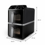 Philips Ovi Stacked Dual Basket 4000 oro gruzdintuvė 9L 2700W juoda ir sidabrinė NA461/00