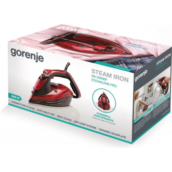 Gorenje SIH2800BF garų lygintuvas 2800 W keraminė padas raudonas