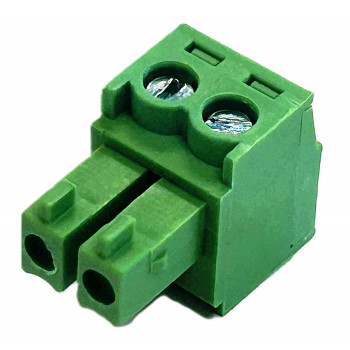 VIVOLINK 2 kontaktų žalias Phoenix jungtis, 5,08 mm žingsnis, varžtinė jungtis, 12 A, 320 V