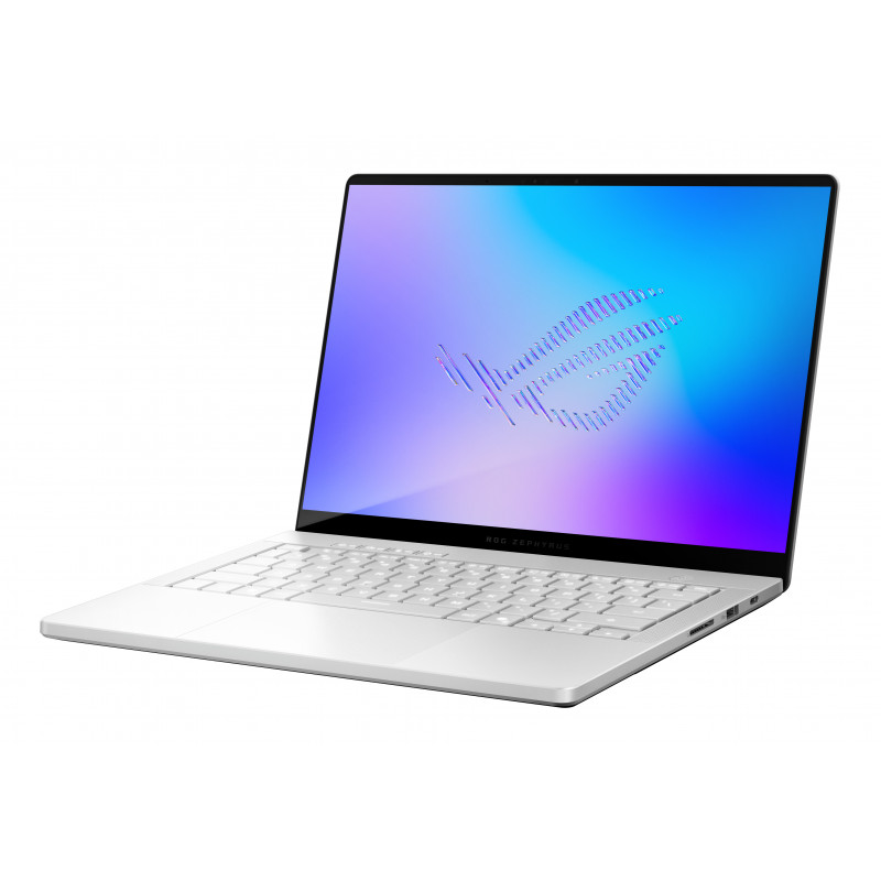 ASUS ROG Zephyrus G14 GU405AP-SY005W Copilot+ PC žaidimų nešiojamas kompiuteris, 14 colių WQXGA+ OLED 120Hz, Intel Core Ultra 9 386H, 32GB LPDDR5x, 1TB SSD, GeForce RTX 5070 8GB, Windows 11 Home, vokiška QWERTZ klaviatūra