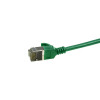 LogiLink SlimLine Cat 6a STP komutacinis kabelis RJ-45 5m žalios spalvos RAL 6029 CQ9075S