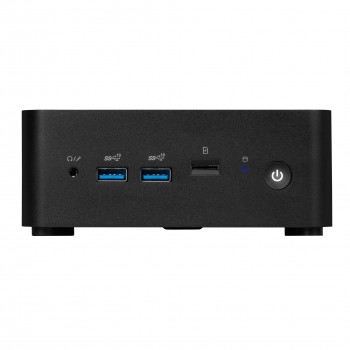 MSI Cubi NUC 1M-021DE Mini PC Barebone - Intel Core 5 120U, 8GB RAM, 512GB SSD, Windows 11 Pro, juodas 00B0B111-021