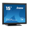 Iiyama ProLite T1531SR-B5 15 inch jutiklinis LED monitorius - 1024 x 768, TN, HDMI/VGA/DisplayPort, garsiakalbiai, matinis juodas