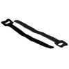 ACT CT4005 Daugkartinio naudojimo „Hook-and-Loop“ laidų raiščiai, 200 x 12 mm, juodi, 20 vnt.