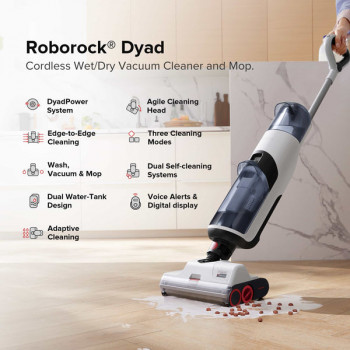 Roborock Dyad šlapio ir sauso valymo dulkių siurblys juodas WD1S1A51-01