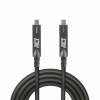 ACT USB-C 3.2 Gen2 aktyvusis optinis kabelis (AOC), skirtas jutikliniams ekranams, vaizdui, duomenims, maitinimui, 15 m (AK4335)