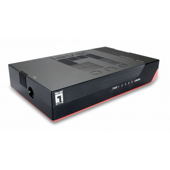LevelOne GSW-0507 5 prievadų Gigabit Ethernet komutatorius - stalinis 0530147