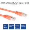 ACT IB1505 Cat6 U/UTP tinklo kabelis, RJ45, 5m, oranžinis, 10 Gbps, 250 MHz