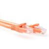 ACT IS1515 15m oranžinis Cat6 U/UTP patch laidas su apsauginiais fiksatoriais