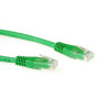 ACT Žalias 3m LSZH U/UTP CAT6 tinklo kabelis su RJ45 jungtimis IB9703