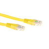 ACT geltonas 1,5 m LSZH U/UTP CAT6 tinklo kabelis su RJ45 jungtimis IB9851