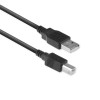 ACT AC3045 USB 2.0 kabelis, USB-A male į USB-B male, 5 m, juodas