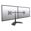 ACT AC8363 Dviejų monitorių laikiklis ant stalo 2 ekranams iki 32 inch - Tvirtinimas spaustuku ir kiauryme, VESA 75/100, 8 kg vienai rankai, juodas