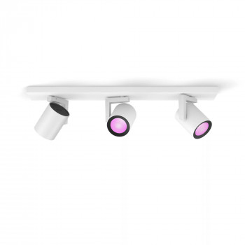 Signify Philips Hue White & Color Ambiance Argenta 3-spot lubų šviestuvas baltas