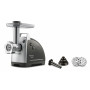 Moulinex ME6868 HV8 Pro 4-in-1 mėsos malūnėlis, 2200 W, 4,5 kg/min, 3 nerūdijančio plieno diskai, kebbe ir dešrų priedai, juoda/sidabrinė