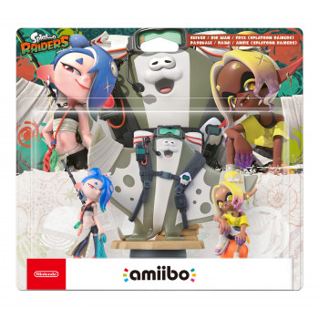 Nintendo Splatoon Raiders amiibo 3 rinkinys: Mako, Muri ir Mantaro (Deep Cut) – NFC figūrėlės Switch
