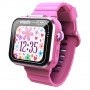 VTech KidiZoom Smart Watch MAX rožinis vaikiškas išmanusis laikrodis su dvigubomis kameromis, 20+ žaidimų, aktyvumo sekikliu, atsparus purslams