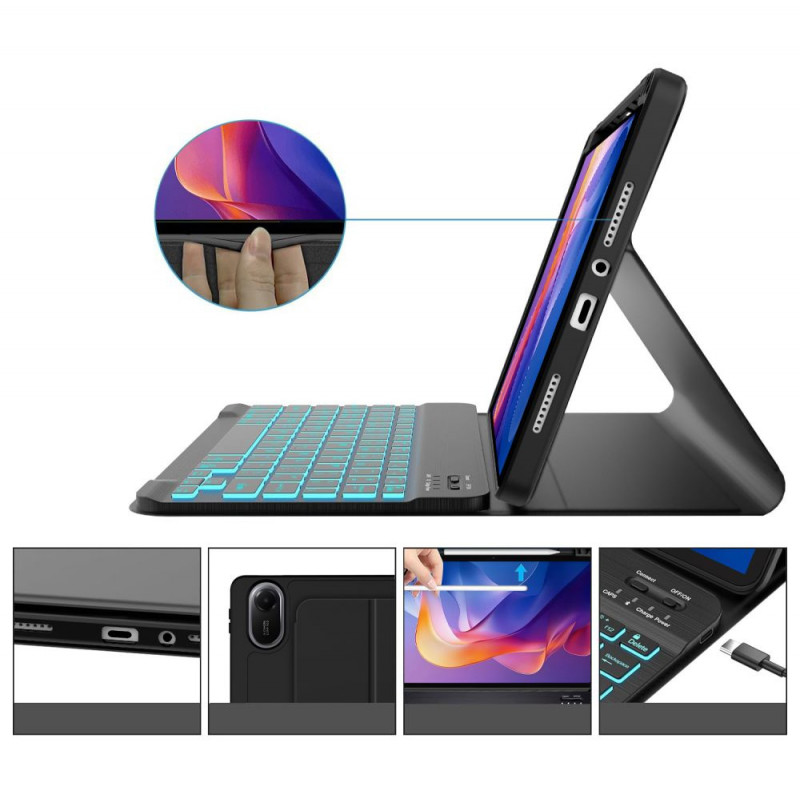 Tech-Protect SC Pen + Keyboard Case, skirtas Xiaomi Redmi Pad 2 11.0, juoda