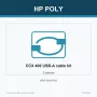 HP Poly CCX 400 USB-A į USB-A kabelis (5 vnt.), 190 mm, 210 mm, 55 mm, 300 g, Kinija