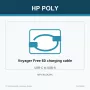 HP Poly Voyager Free 60 USB-C į USB-A įkrovimo laidas
