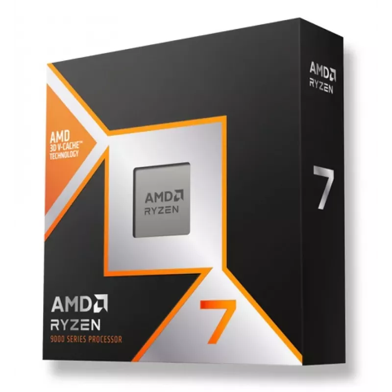 Procesorius AMD Ryzen 7 9800X3D 4,7 GHz 8 branduoliai 104 MB L2 ir L3 lizdas AM5