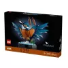 LEGO Icons Kingfisher Bird Set Model Building Kit for Adults to Build with Water Setting Display Stand Great Home and Office Desk Décor Valentine's