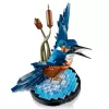 LEGO Icons Kingfisher Bird Set Model Building Kit for Adults to Build with Water Setting Display Stand Great Home and Office Desk Décor Valentine's