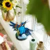 LEGO Icons Kingfisher Bird Set Model Building Kit for Adults to Build with Water Setting Display Stand Great Home and Office Desk Décor Valentine's