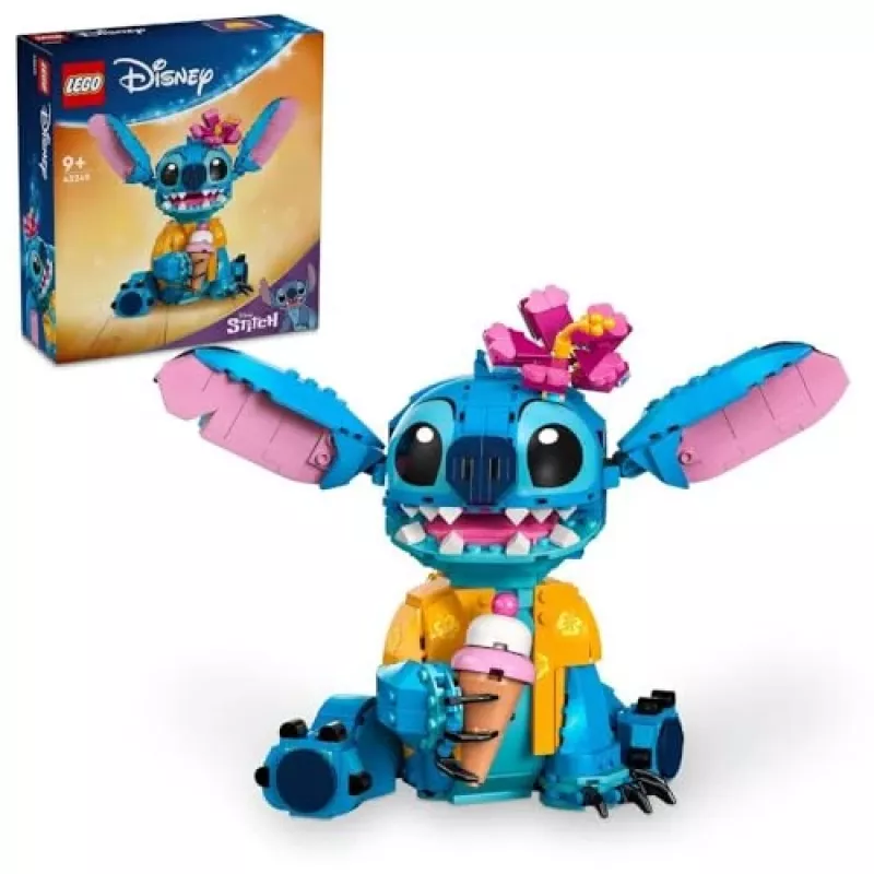 LEGO | Disney Stitch statomas vaikų žaidimų rinkinys su ledų kūgiu 43249