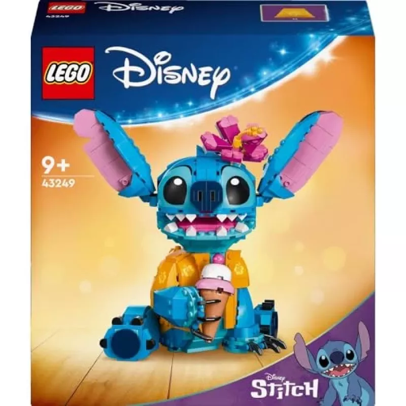 LEGO | Disney Stitch statomas vaikų žaidimų rinkinys su ledų kūgiu 43249
