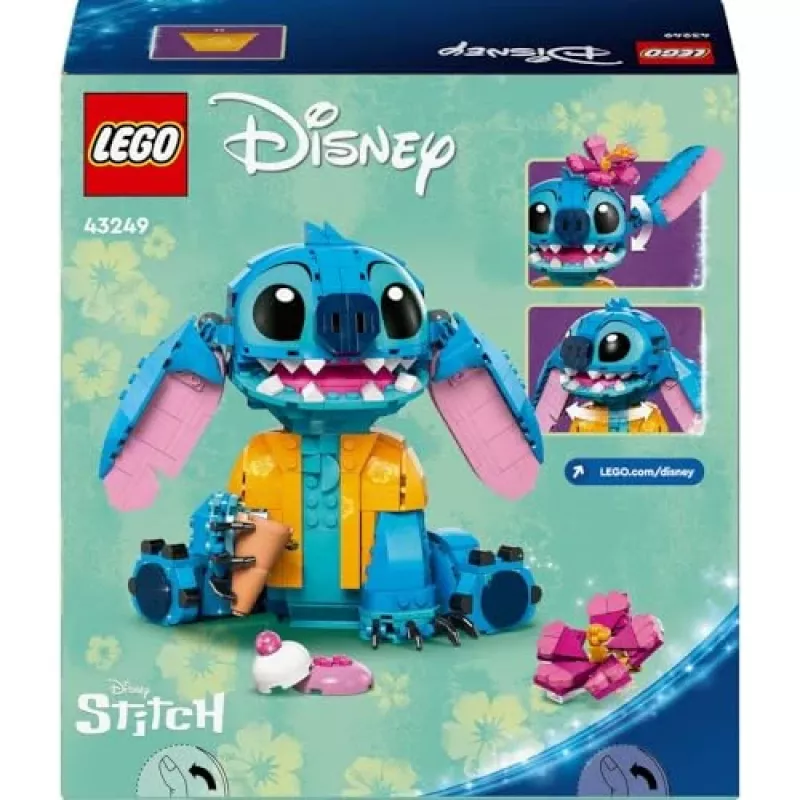 LEGO | Disney Stitch statomas vaikų žaidimų rinkinys su ledų kūgiu 43249